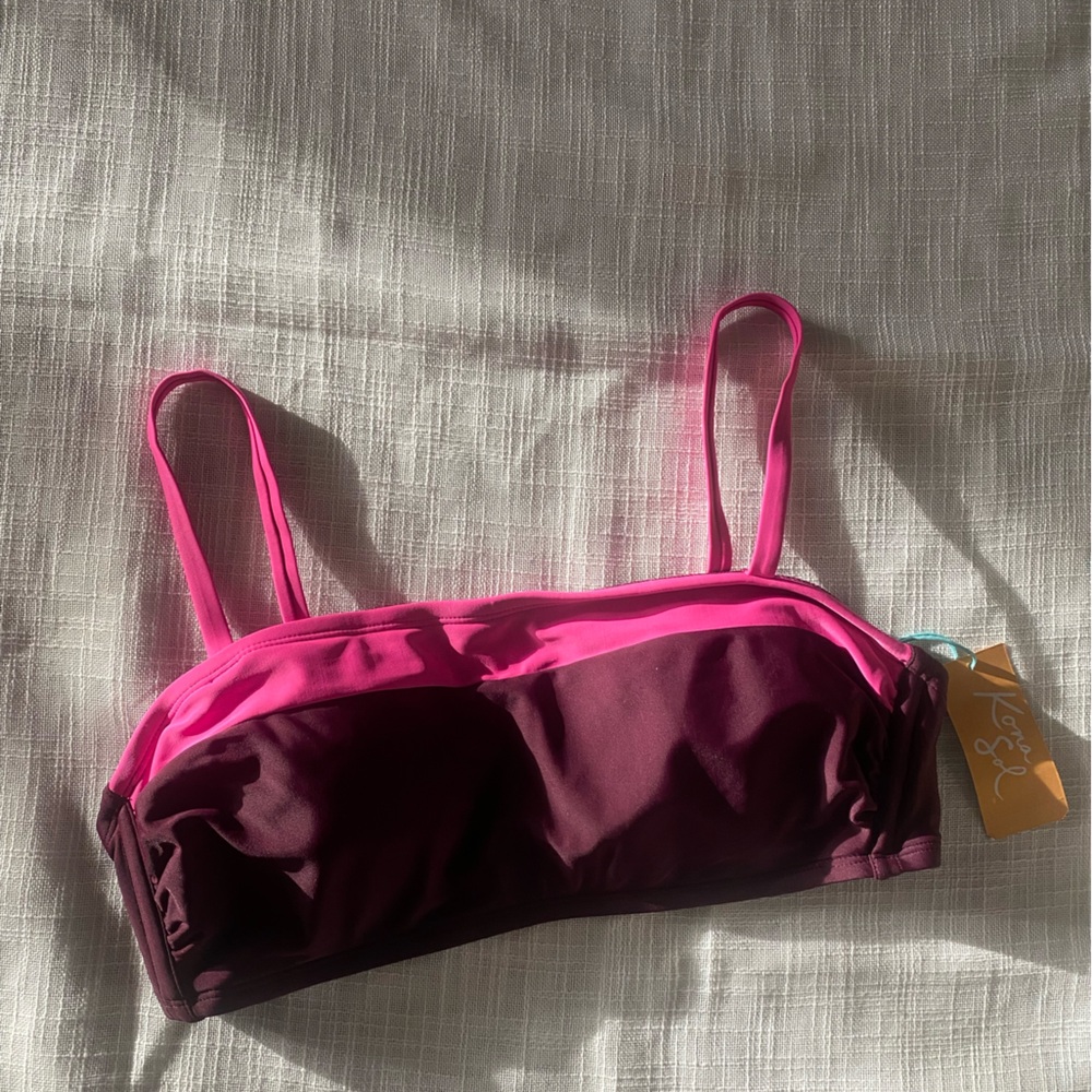 Pink and Purple bikini top